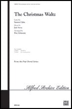 Christmas Waltz SATB choral sheet music cover